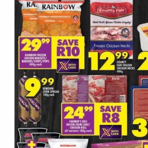 Burgers at Shoprite