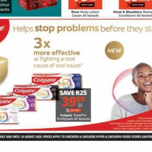 Toothpaste colgate  at Checkers