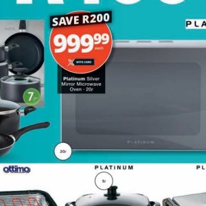 Microwave oven at Checkers
