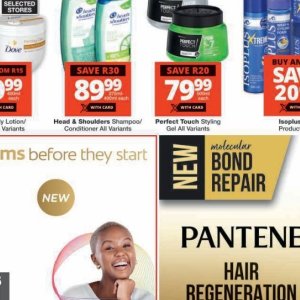Shampoo at Checkers