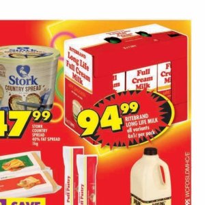 Cream at Shoprite
