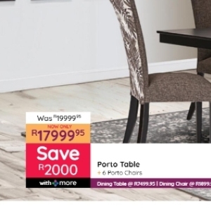Table at Bradlows/Morkels