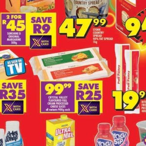 Cheese at Shoprite