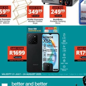 Smartphone at Checkers