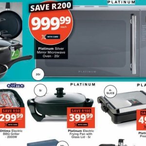 Microwave oven at Checkers