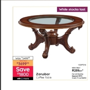 Table at Bradlows/Morkels