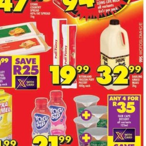 Puff pastry at Shoprite