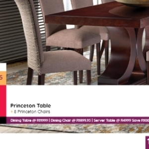 Table at Bradlows/Morkels