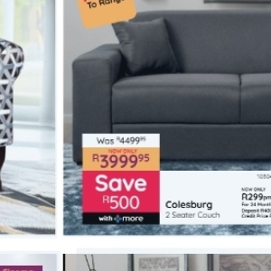Couch at Bradlows/Morkels