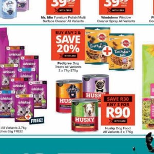 Cat food at Checkers