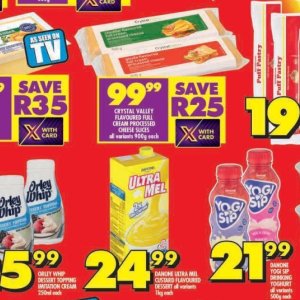 Cream at Shoprite