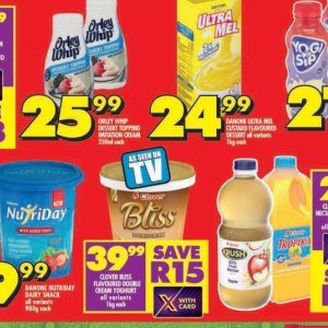 Cream at Shoprite