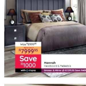 Headboard at Bradlows/Morkels