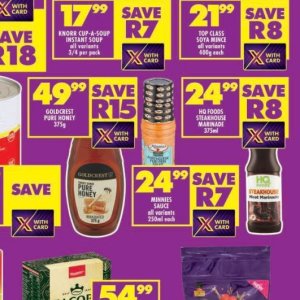 Marinade at Shoprite