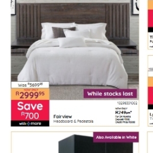 Headboard at Bradlows/Morkels