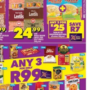 Lentils at Shoprite