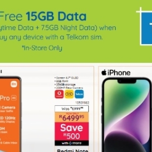 Iphone at Bradlows/Morkels