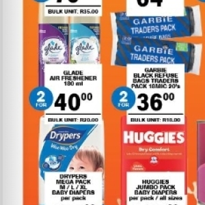 Diapers at Giant Hyper