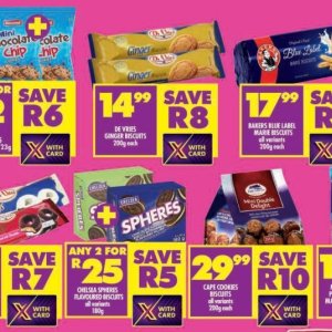 Biscuits at Shoprite