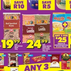 Lentils at Shoprite