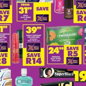 Deodorant nivea  at Shoprite