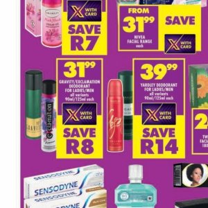 Deodorant nivea  at Shoprite