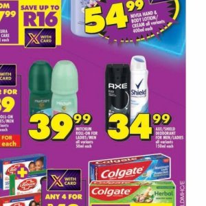Axe at Shoprite