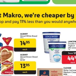 Bread at Makro