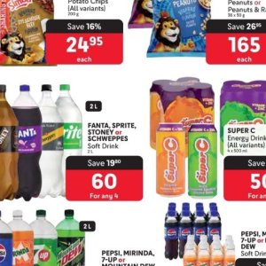 Fizzy drink at Makro