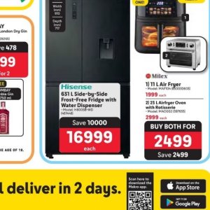 Fridge at Makro