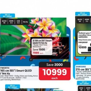 TV set at Makro