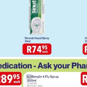 Nasal spray at Alpha Pharm