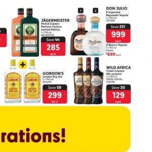 Liqueur at Makro