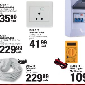Socket outlet at Build it