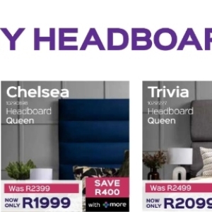 Headboard at Sleepmasters