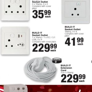 Socket outlet at Build it