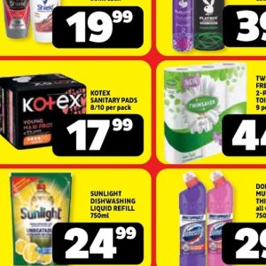 Sanitary pads at Usave