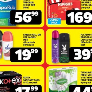 Roll-on at Usave