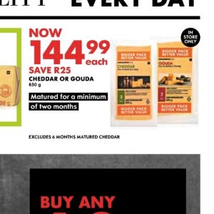 Gouda at Woolworths