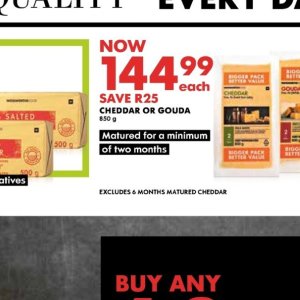 Cheddar at Woolworths