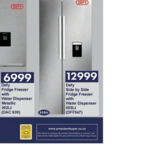 Refrigerator at President Hyper