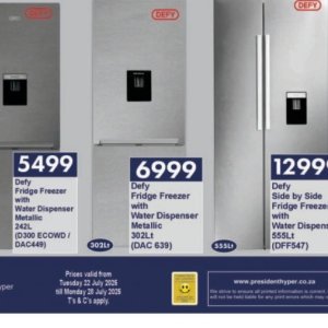 Refrigerator at President Hyper