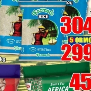 Rice at Three Star Cash and Carry