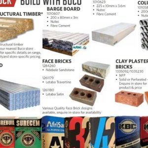 Bricks at BUCO