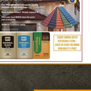 Cement at BUCO