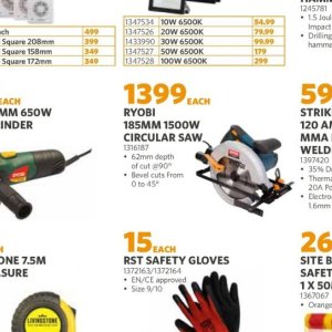 Circular saw at BUCO