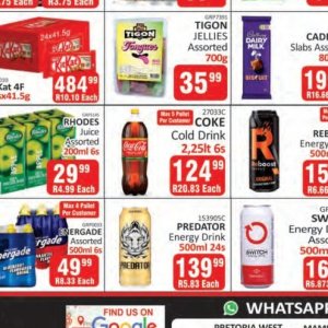 Cola at Kit Kat Cash&Carry