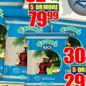 Rice at Three Star Cash and Carry