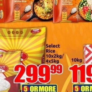 Rice at Three Star Cash and Carry