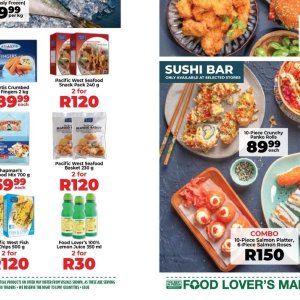 Seafood at Fruit & Veg City